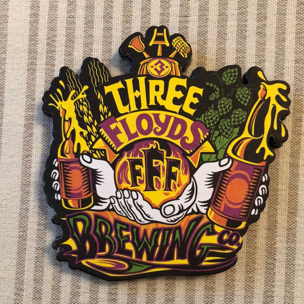 3 Floyds Brewing Company Coasters, Set of 7